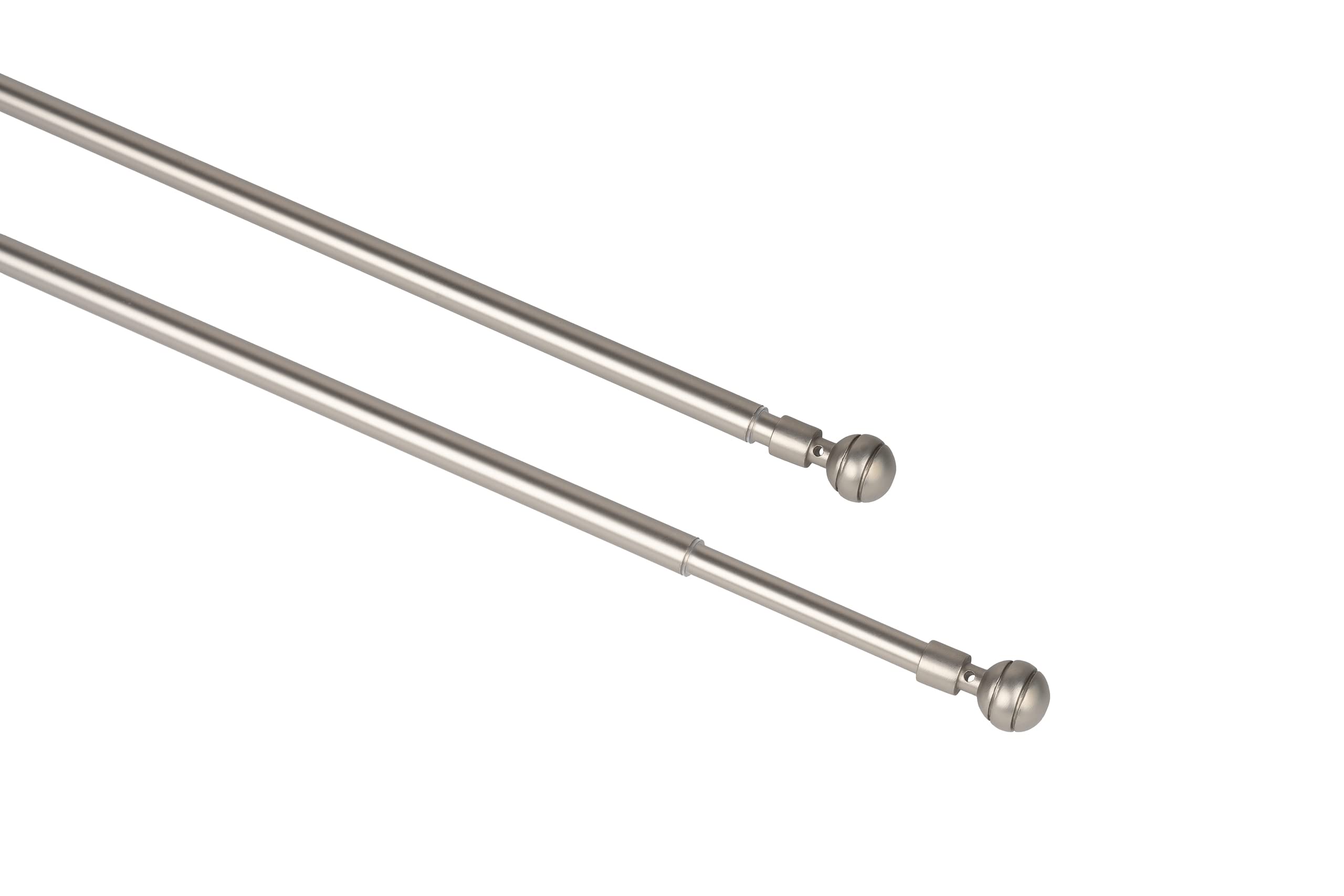 Bastone Per Tende Estensibile MINI - Per Finestre Piccole, Regolabile 40-60cm, Metallico - Foto 9