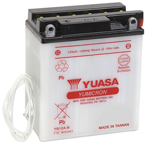 Yuasa YUAM222AB YB12A-B Battery, Multi-Colored