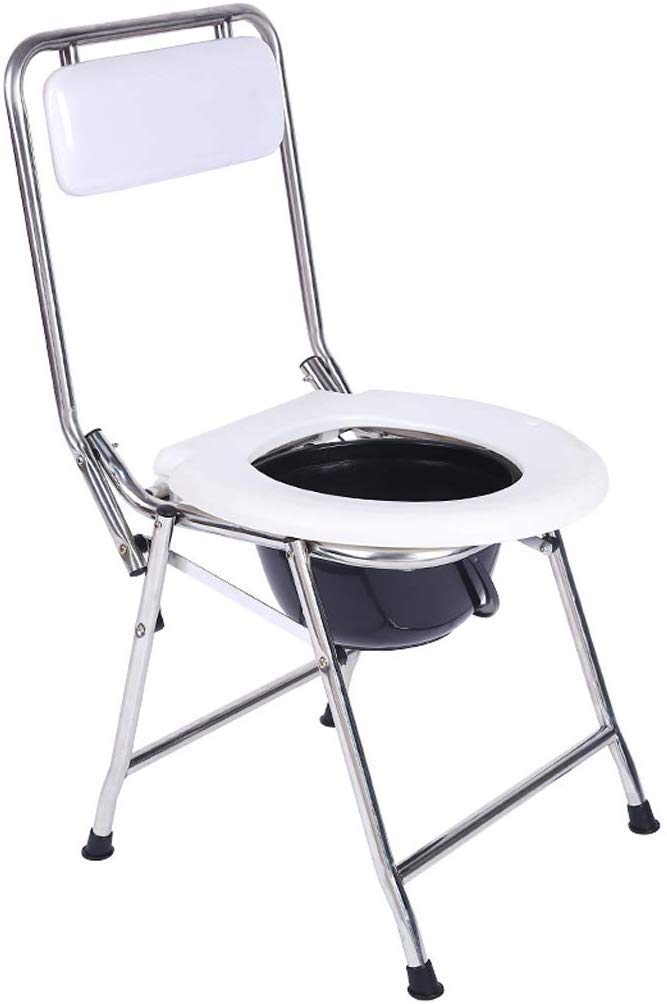 Buy Portable Bath Stool Medical Deluxe Commode Chair Folding Toilet