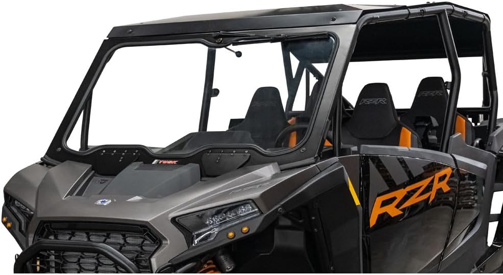 Tusk UTV Full Glass Windshield with Vent and 16" Windshield Wiper Compatible with Polaris RZR XP 1000 2024-2026/ RZR XP 4 1000 2024-2026