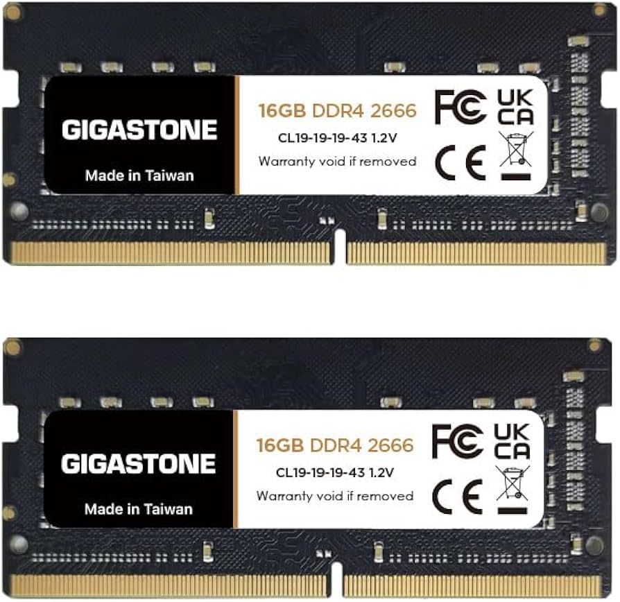 GIGASTONE DDR4-2666 SODIMM 16GB X 2枚 Amazon.co.jp: 【メモリ ノートパソコン専用 DDR4】GIGASTONE