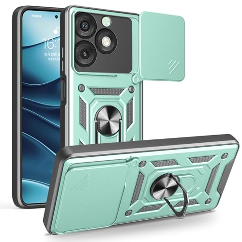 Coque itel A50 4G verte anti-rayures pour sécuriser l'objectif photo
