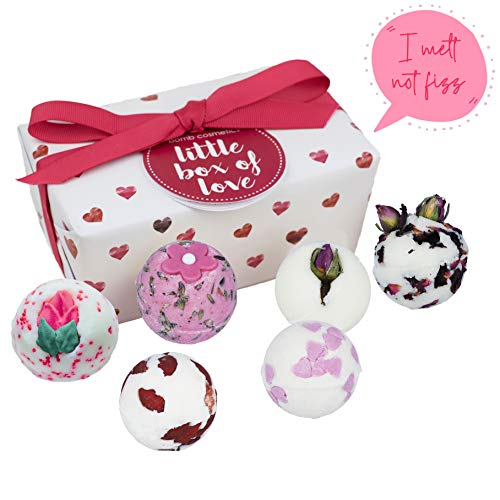 Bomb Cosmetics Little Box of Love Ballotin Bath Melt Wrapped Gift Pack, Contains, 6 x 30g - Image 4