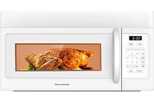Thermomate 30-Inch White Over-the-Range Microwave Oven