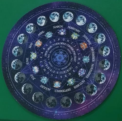 ペンデュラム 振り子占い専用 ラバーパッド マット 月相 ムーンフェイズ