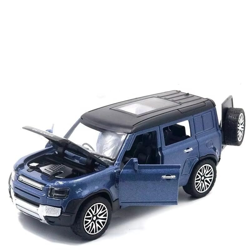 Image of KAVANA 1:32 Scale DieCast Metal Defender Pull Back Action Openable Doors, Metal Cars for Kids Toys,car Toys for Kids 5 Years 12, Car Toy Realistic Miniature Model Gift 2+yrs Girls Boys Random Colors