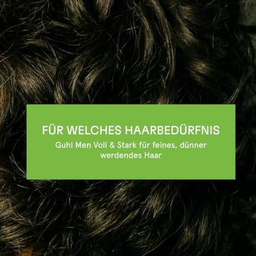 Guhl Men Voll & Stark Shampoo - Inhalt: 250 ml - Haartyp: dünn, fein, normal, blue