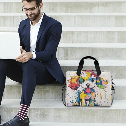 Funda portátil para laptop 15.6" con diseño de perro miniatura 3