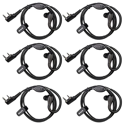 Image of Retevis RT22 Walkie Talkie Earpiece, for RT68 /RT21 /H777 /RT27 /RT68H
