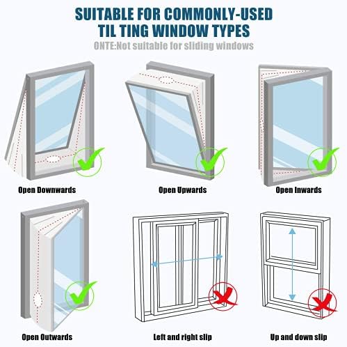 Universal Window Seal for Portable Air Conditioners and Tumble Dryer,Air Conditioner Window Kit with Zipper,Compatible with all Mobile Air Con Unit,Easy to Install, No Need to Drill
