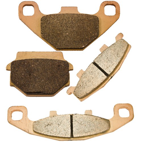 Front and Rear Sintered Brake Pads replacement for Kawasaki EX 500 Ninja 1994-2009