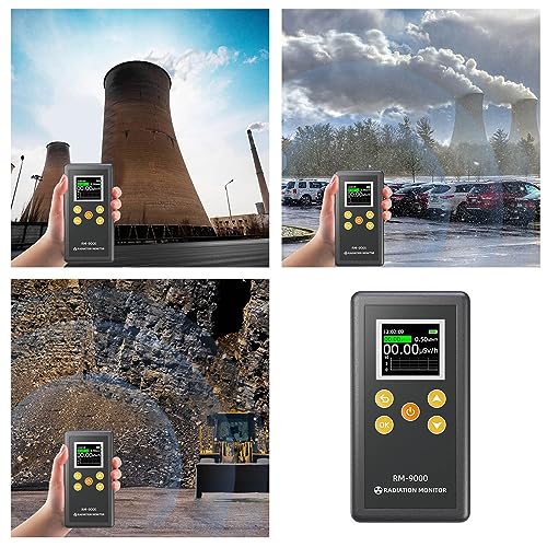 Aubatece SB01 - 0826 Nuclear Radiation Detector, Household Radioactive Tester, Beta Gamma X-Ray Tester,Geiger Counter Radiation Detector,Lcd Display With Sound Vibrations Light Triple Alarm Gamma Scout thumb #1