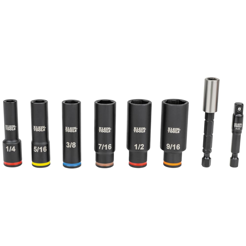 Klein Tools 32502HD KNECT - Set di cacciaviti e bussole con custodia MODbox, 41 pezzi, 26 bit, 6 prese profonde, accessori e manico