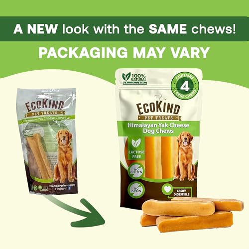 EcoKind Premium Gold Yak Cheese Dog Chews, Large Breed, 8+ Chews (2 lbs) - image 7
