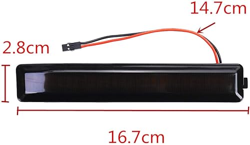 Miniatura 4 de 2 luces LED secuenciales de señalización de giro para espejo lateral, lente ahumada, compatible con Ford F-150 F150 Raptor 2009-2014