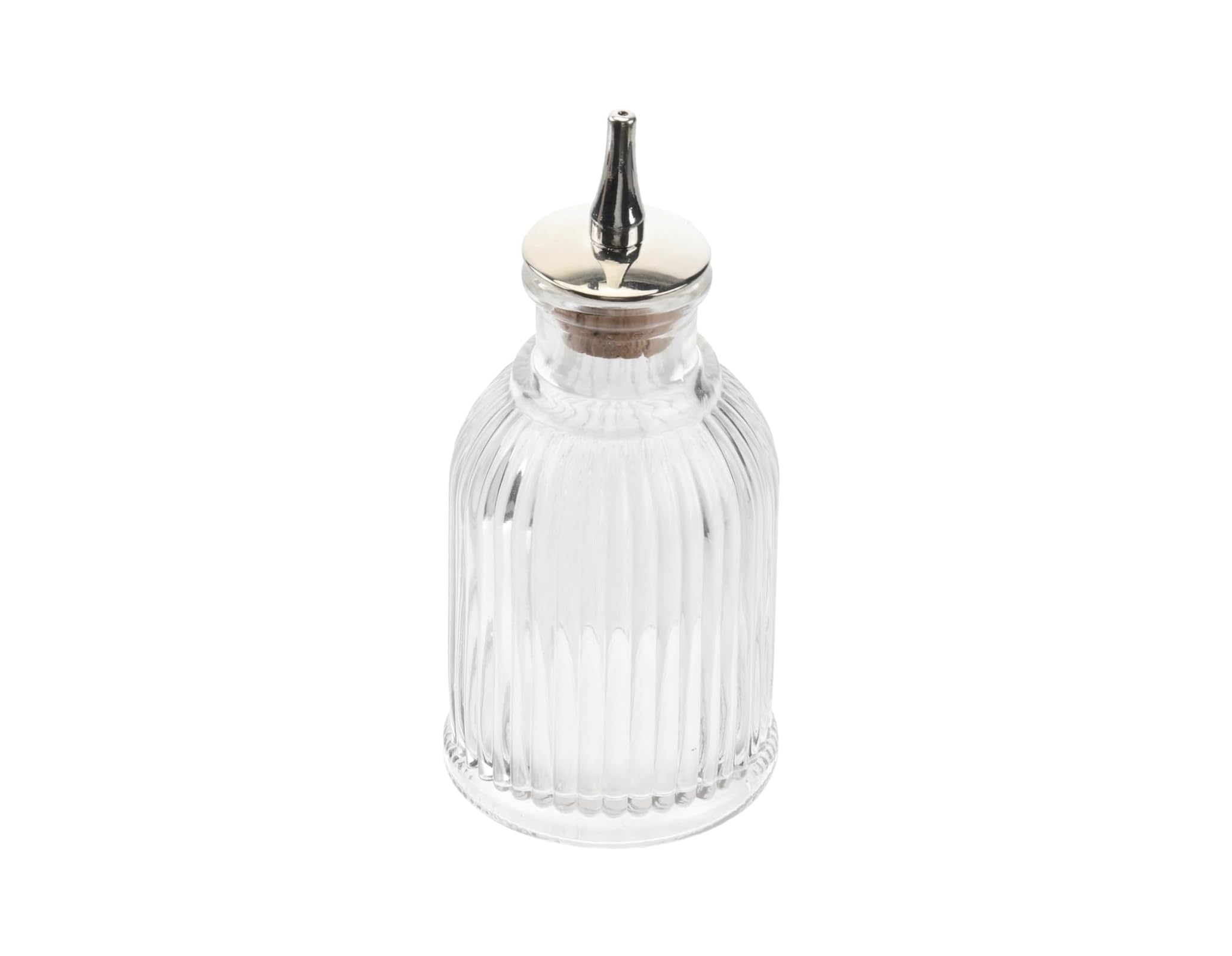 ProKitchen Bitters Bottle with Dasher Top, Premium Glass Dash Bottle for Cocktails, Precision Pour for Bitters, Syrups, and Infusions, Essential Bar Tool for Mixologists (Round,100 ML)