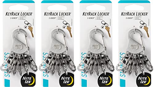 Nite Ize KeyRack Locker Stainless Steel (4-Pack)
