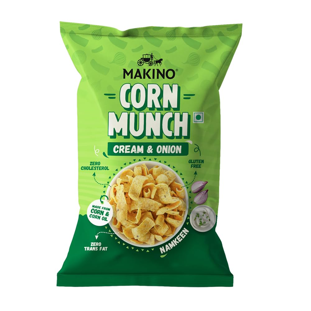 MakinoCorn Munch Cream & Onion 150g