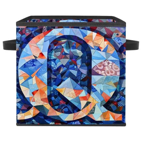Boîte de rangement lettre Q paniers de rangement pliables dressing - 2