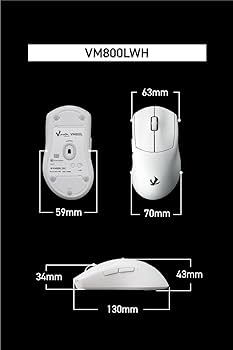 新型 VM800L ゲーミングマウス 白 新型 VM800L ゲーミングマウス 白 新型 VM800L ゲーミングマウス