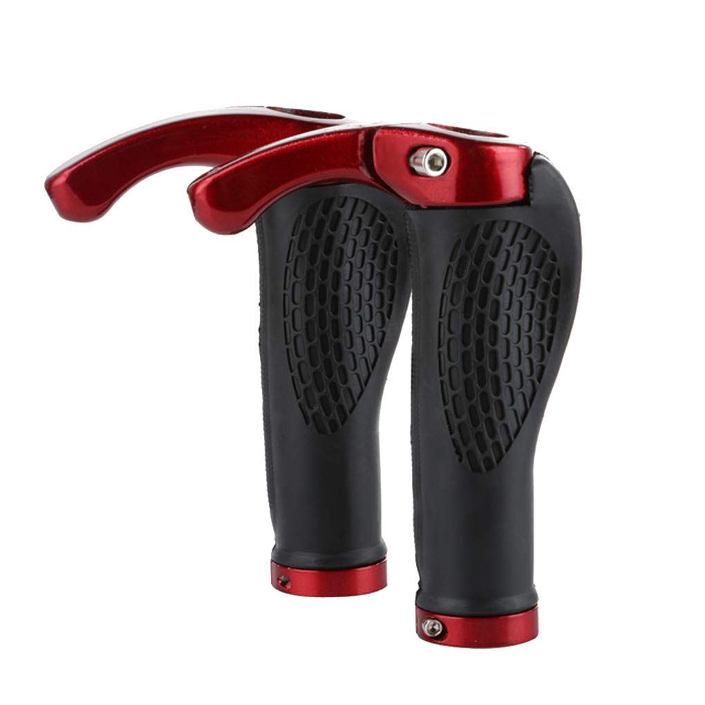 Antislip Fahrradgriffe Ergonomisch, Horn Lenkergriffe Für MTB, Trekkingrad, E-Bike, Cityrad Rennrad Und Faltrad Aus Rutschfestem Gummi Rubber