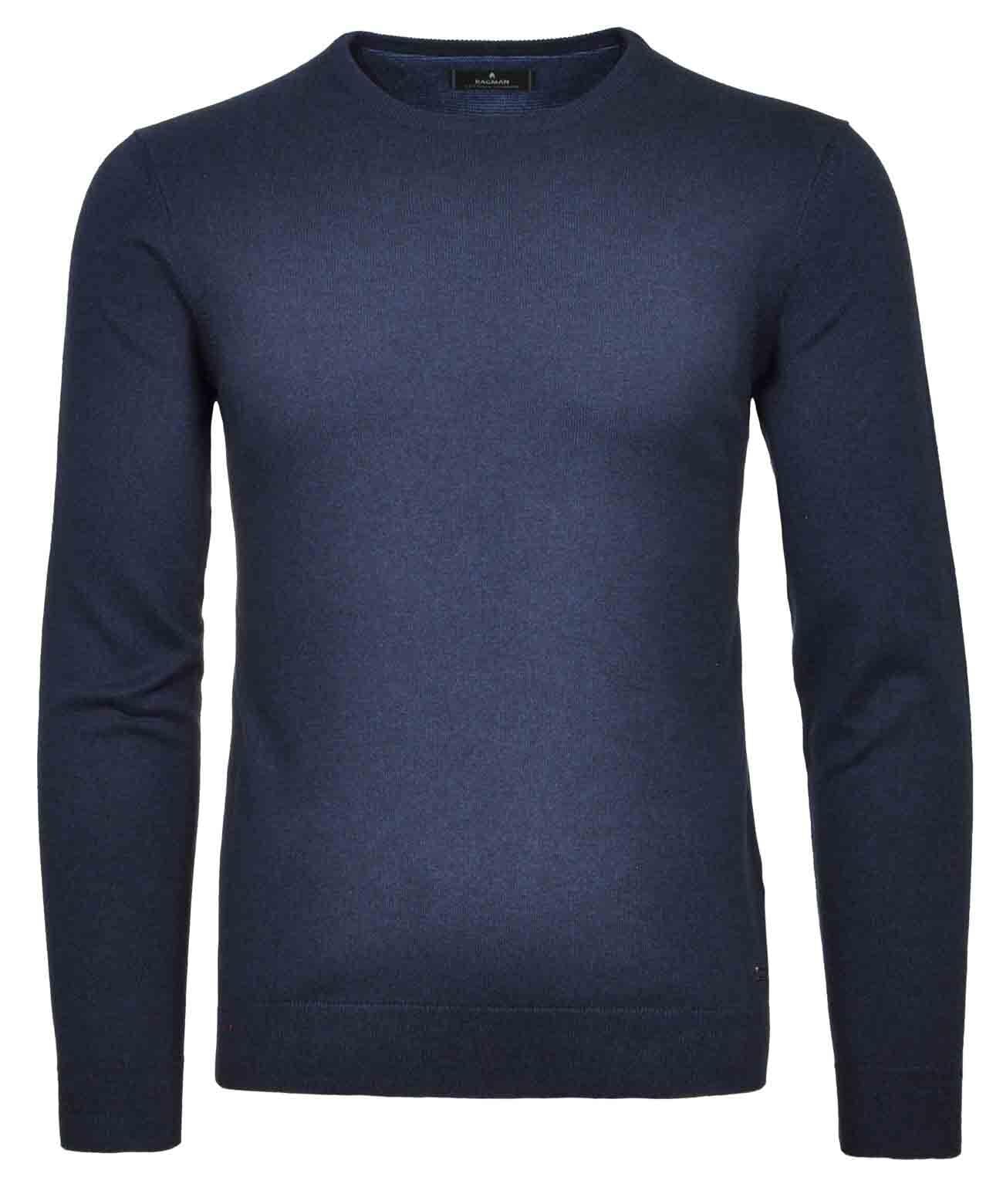 RAGMAN Herren Strickpullover Rundhals, Baumwolle/Kaschmir