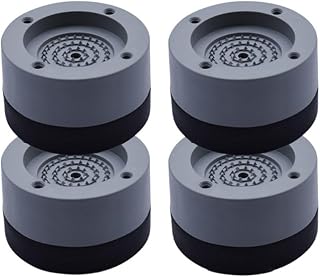 Furniture Pads – 4PCS Washing Machine Base Rack Pad & Universal Refrigerator Heightening Fixed Foot Pad, 3.5cm Thick Grey Stabilizer Pads