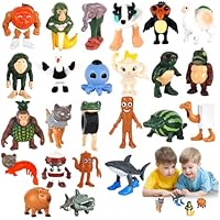 24Piezas Tralalero Tralala Figura, Italian Brainrot Figures