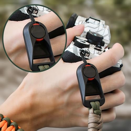 Image of ZORBES 6 Pcs Camera Quick Release Combo Buckle, Anchor Links for Camera Straps, Camera Strap Quick Release Clip Buckle for DSLR, Mirrorless Cameras