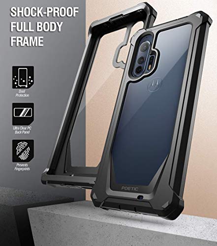 Poetic Guardian Series para Moto Edge+, Preto