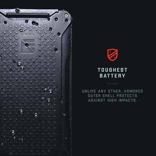 Image of Dark Energy Poseidon Pro Indestructible Portable Charger | 10,000 mAh High Capacity | Fast Charging USB-C and USB-A Ports, Ultra-Durable Armor Flex, IP68 Waterproof, Made for Adventures Off The Grid