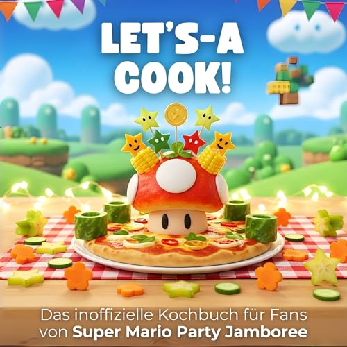 Das inoffizielle Kochbuch für Fans von Super Mario Party Jamboree: Let's-a cook! 40 Rezepte für jedes Kochlevel: schnell, lecker, einfach