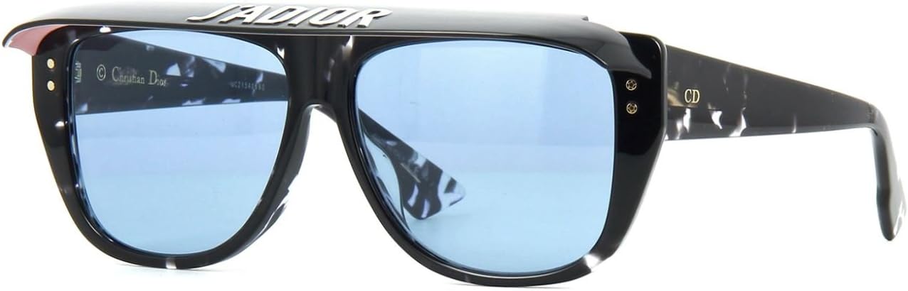 Authentic DiorClub 2 09WZ/KU Havana Black Crystal Sunglasses