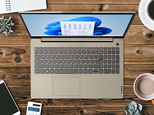 Image of Lenovo Ideapad 3i Laptop, 15.6 inch FHD Touchscreen, Intel Core i3-1115G4, 8GB DDR4 RAM, 512GB NVMe TLC SSD, Windows 11 S, with TWE Wireless Mouse, Sand