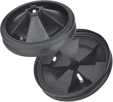 2 Pack Garbage Disposal Splash Guard,EPDM Rubber Drain Insert for InSinkErator Evolution Series 3 1/8" QCB-AM Sink Baffle Drain Cover Removable Quiet Collar EPDM Strainer Insert Parts