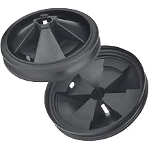 2 Pack Garbage Disposal Splash Guard,EPDM Rubber Drain Insert for InSinkErator Evolution Series 3 1/8" QCB-AM Sink Baffle Drain Cover Removable Quiet Collar EPDM Strainer Insert Parts
