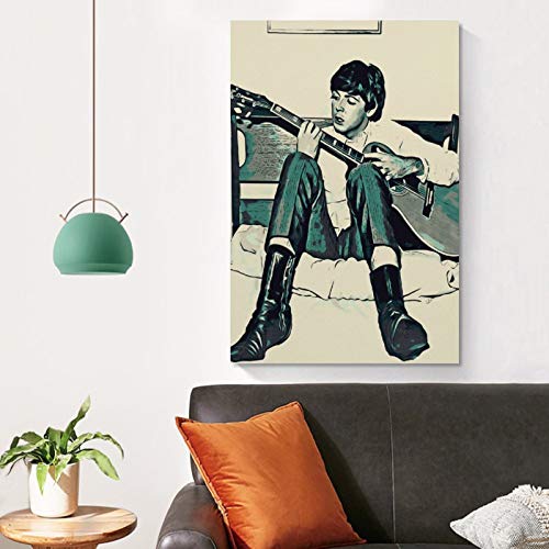 Paul Mccartney 14 Poster sur toile et décoration murale 40 x 60 cm - Les Beatles, Paul McCartney, John Lennon, RIngo Starr, George Harrison Paul Mccartney 14 Poster sur toile et décoration murale 40 x 60 cm – Image 5
