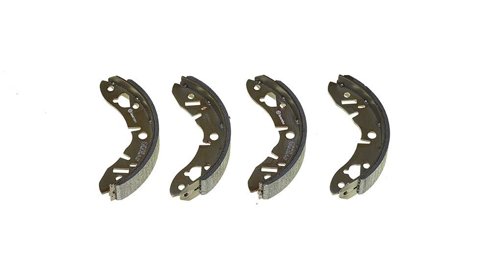 Brembo Schwarz S52501 Bremsbacken, Anzahl 4 | Kompatibel Mit: Austin Metro I Fastback, Mini I, Ii, Mg Metro, Rover 100 / Metro Schrägheck, 100 Cabriolet, Cabriolet