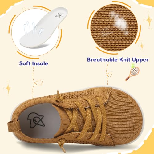 leisfit toddler shoes girls boys wide shoes kids zero drop minimalist sneakers barefoot slip on tennis sneakers