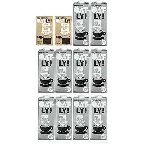 OATLY Barista Edition Oat Milk 10ℓ + 500mℓ Organic Creamy Oat - (Pack of 12) Cover
