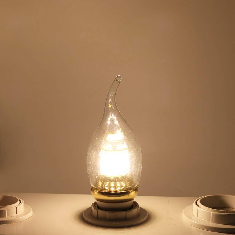 LED Lampe E14 Glühbirne 5W Nicht dimmbar lampe, filament E14 led Glühfaden Warmweiß leuchte led Birne, 270°Abstrahlwinkel 40W Glühlampenäquivalent, 450 Lumen,20 Stück
