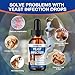 Yeast Infection Treatment for Dogs - Dog Ear Infection Treatment & Anti Yeast Drops, Natural Itch Relief for Skin & Ears, Allergy & Inflammation Support with Probiotics, 2 Oz
