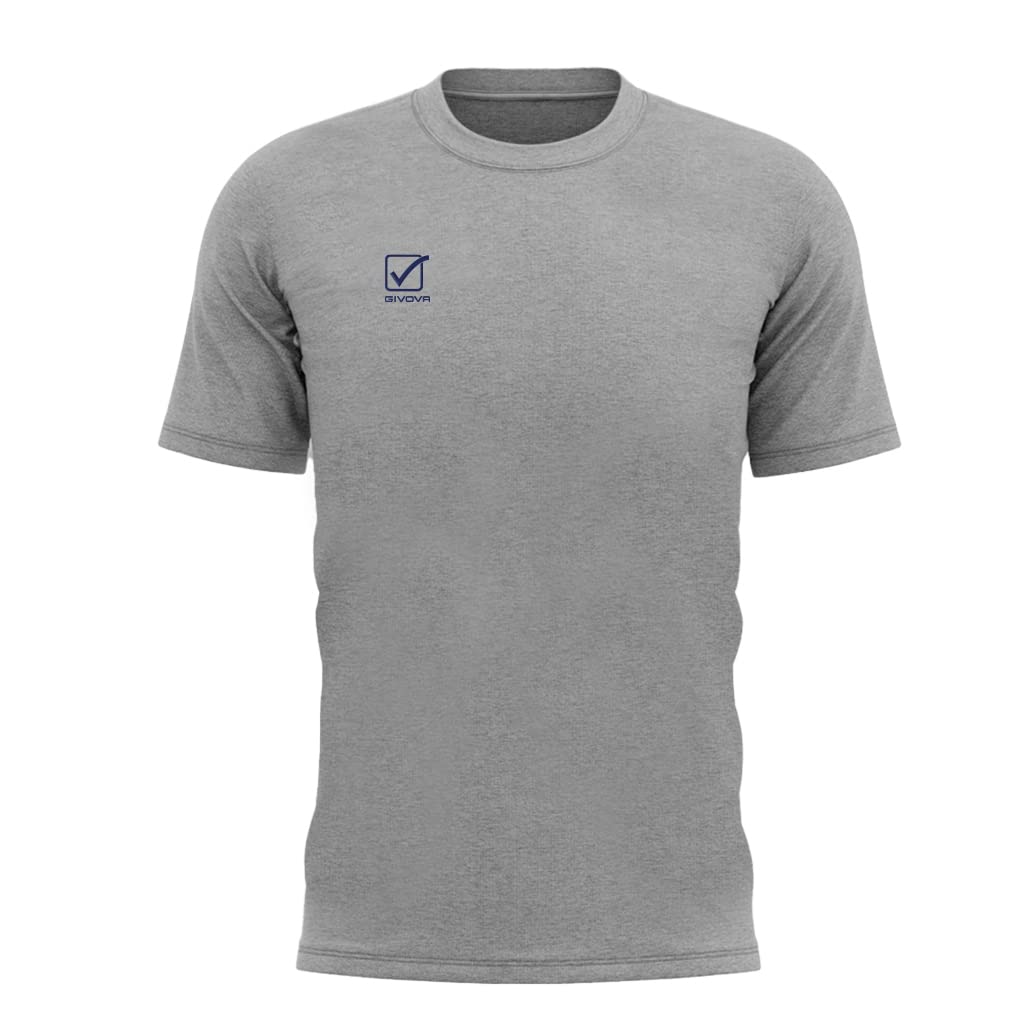 Givova ACTION COTTON T-SHIRT LIGHT MELANGE GREY Size 4XL