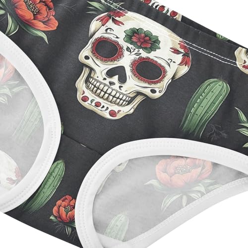 Sugar Skull Cactus Toddler Girls's Underwear 2T 202c11284