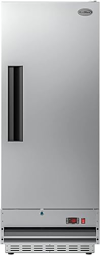 Miniatura 2 de KoolMore Congelador comercial de una puerta para restaurante, cafetería y almacenamiento de alimentos fríos, acabado de acero inoxidable, gran