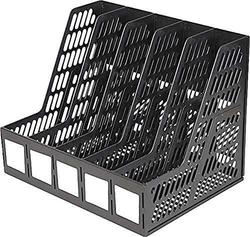 Advantus 34092 Literature File, Five Slots, Black