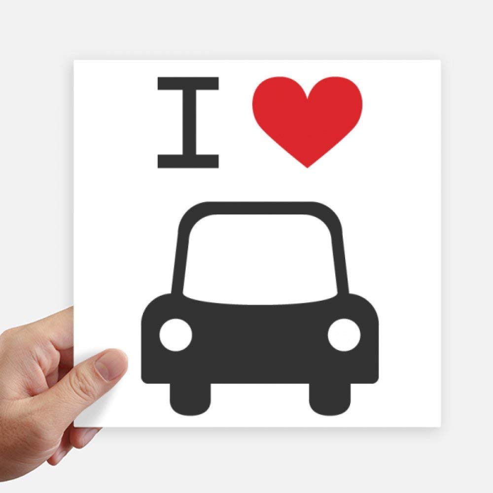 Pegatinas de coches de corazón rojo pack de vinilos adhesivos decorativos de 20cm
