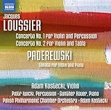 Loussier & Paderewski: Works for Violin