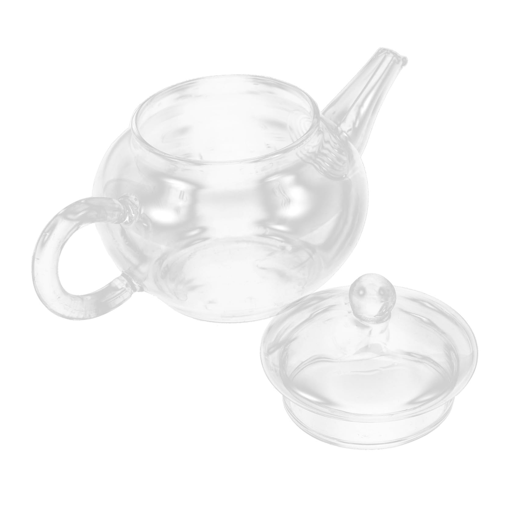 RORPOIR Mini Teapot Mini Coffee Pot Loose Leaf Tea Pot Boil Tea Ware Glass Tea Maker Coffee Pot Kettle Restaurant Teapot Tearoom Supply Household Glass Teapot Boil Teapot Flower Teapot