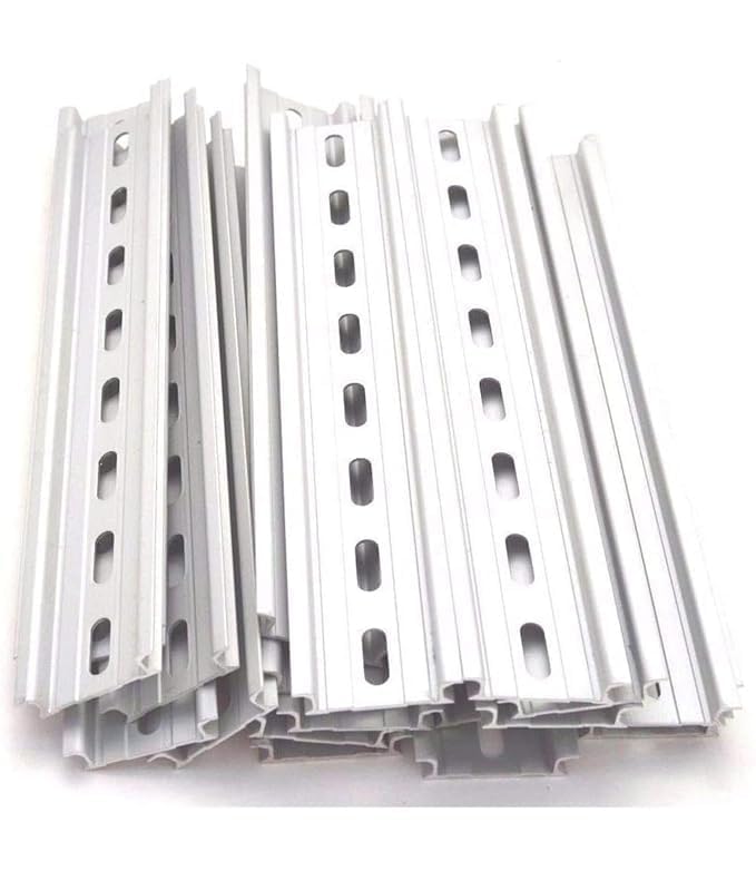 Image of TRUEBOND DIN mounting Rails Industrial Equipment Mounting, Rattle-Proof,Size- 8inch X3.5mm X 7.5mm (Pack of 10)